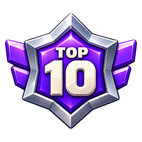 Champion, top 10 badge