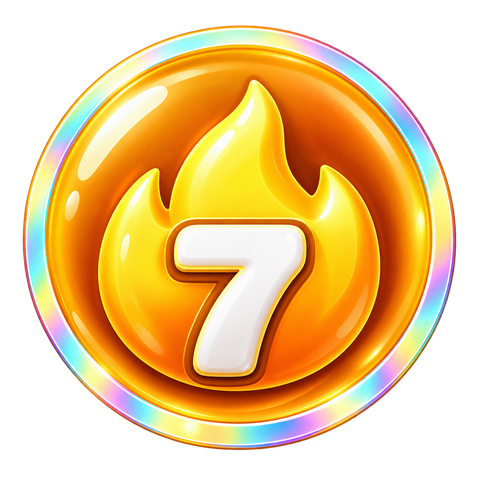 Daily Flame, 7 days badge
